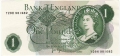 Bank Of England 1 Pound Notes Portrait 1 Pound, X68C